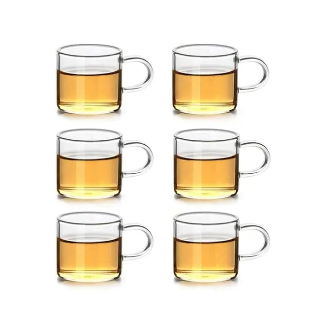 Glass Tea Cup Set