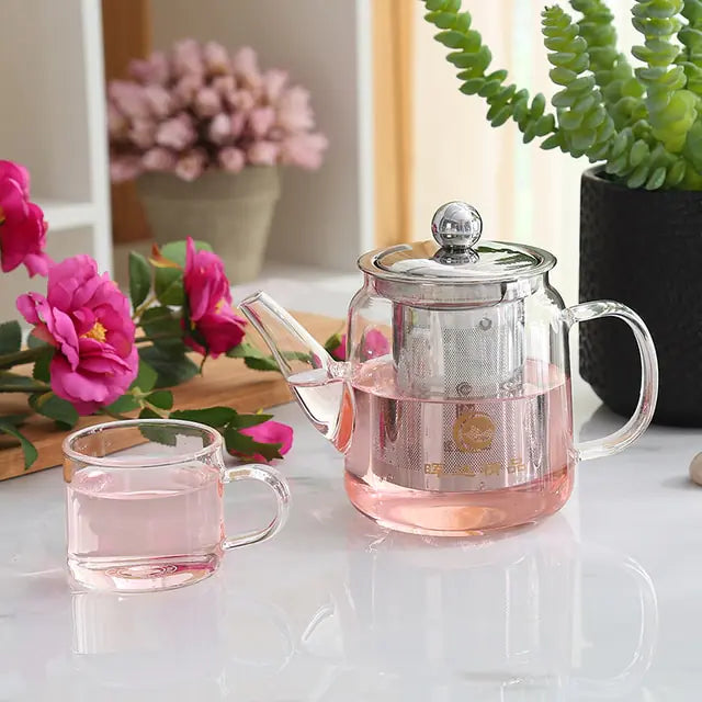 Glass Tea Cup Set